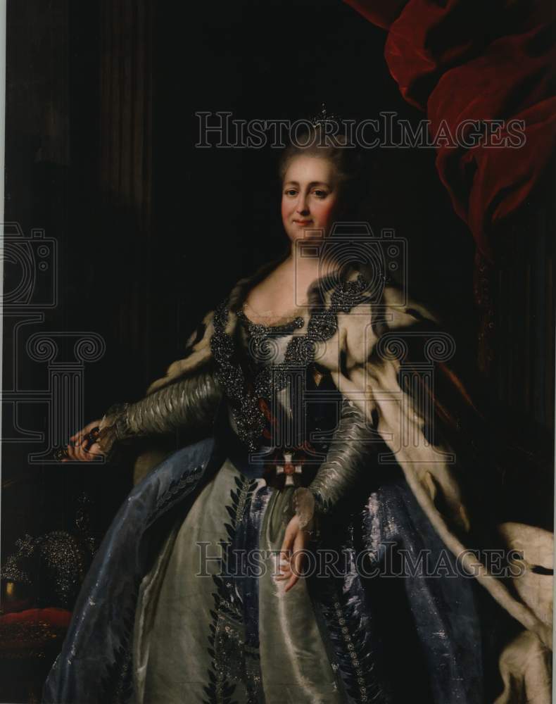 Portrait of Catherine II in the 1780s-Historic Images