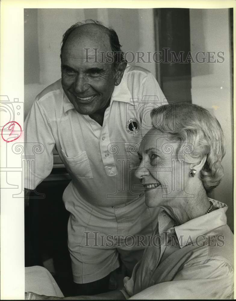1986 Sword of Hope Golf Tourney banquet for Cancer Society, Texas-Historic Images