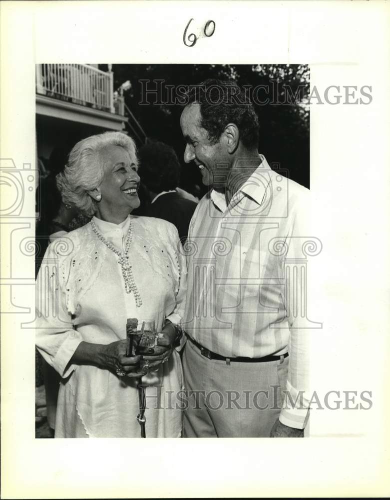 1980 Swiss Ambassador Otto Gritti with Adela Sepulveda, Texas-Historic Images