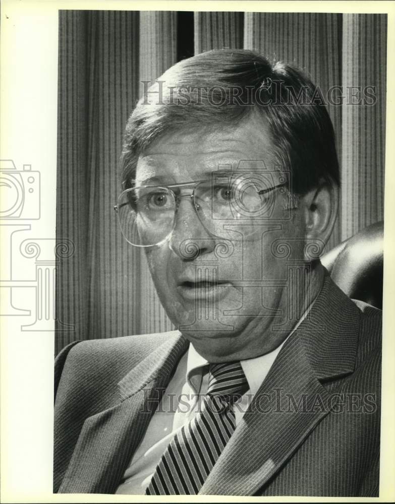 1985 Bexar Savings President Hayden Grona, Texas-Historic Images