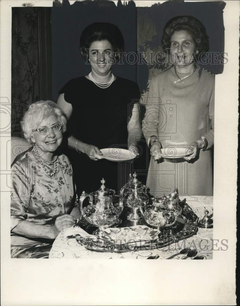 1965 St. Monica&#39;s Guild luncheon guests-Historic Images