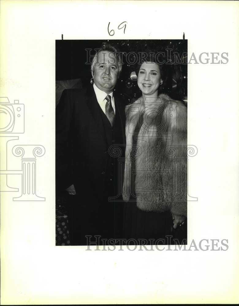 1987 Bill &amp; Nadine Weilbacher At San Antonio Police Christmas Party-Historic Images
