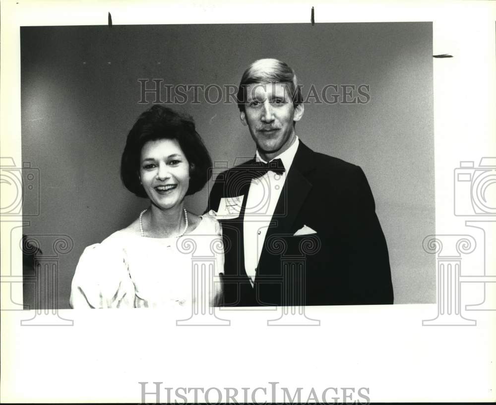 1991 Barbara Benavides, Tullos Wells at World Affairs Council event-Historic Images