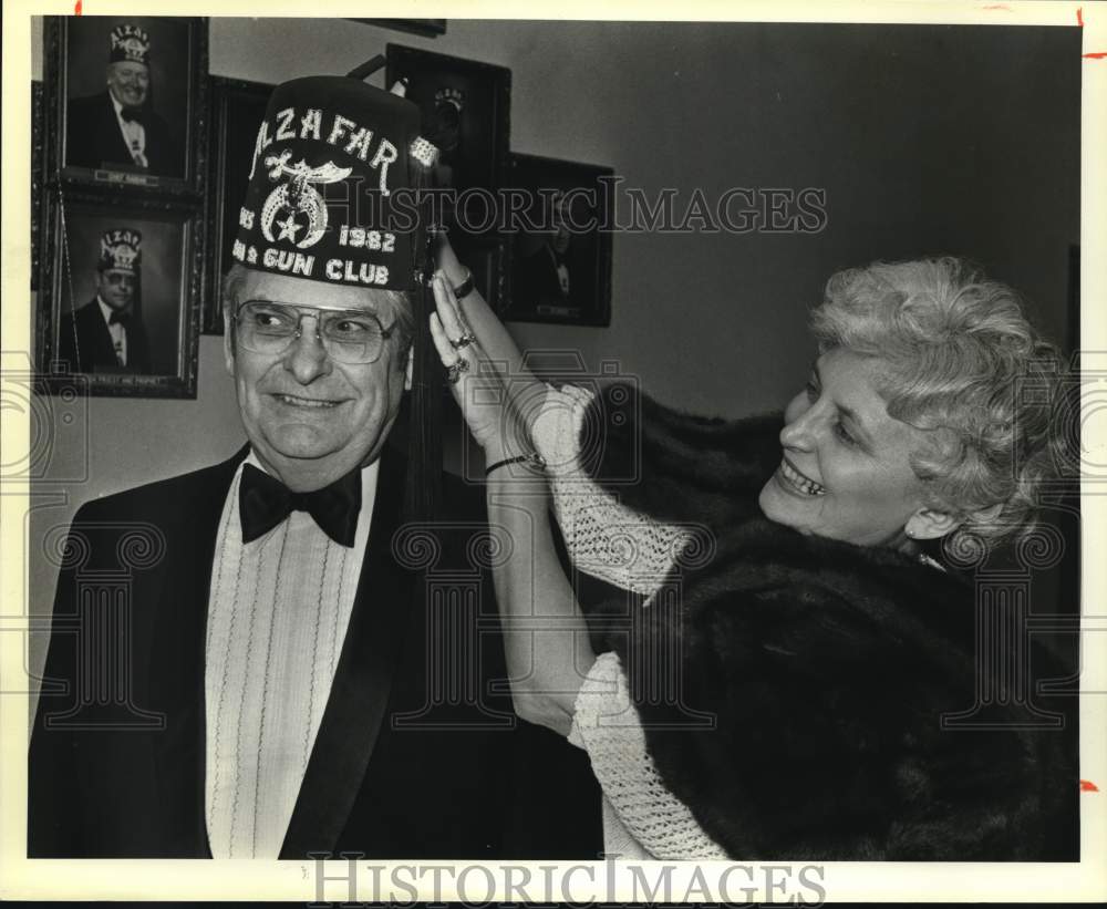 1985 Tom Welch Installed As Potentate, Alzafar Temple-Historic Images