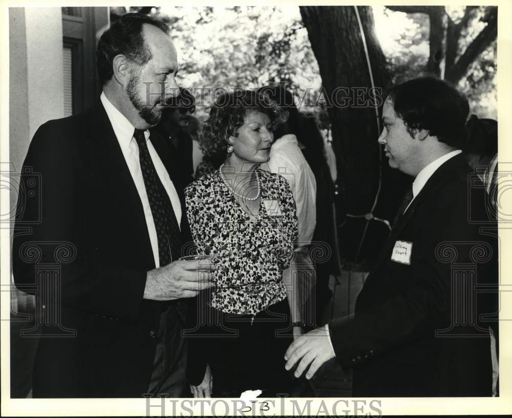 1988 Joe Gwathmey at Community Radio Group gathering, Texas-Historic Images
