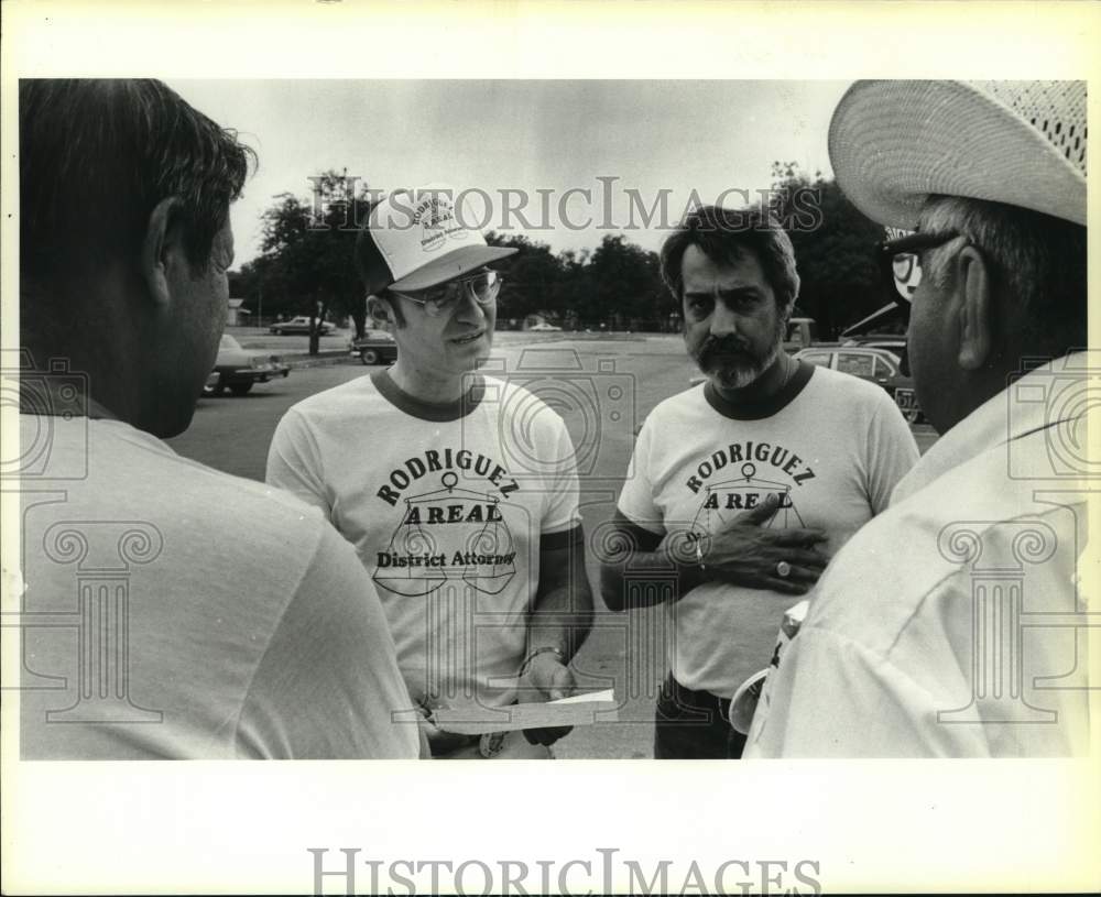 1986 Fred Rodriguez and Raul Guerra at Lanier High School, Texas-Historic Images