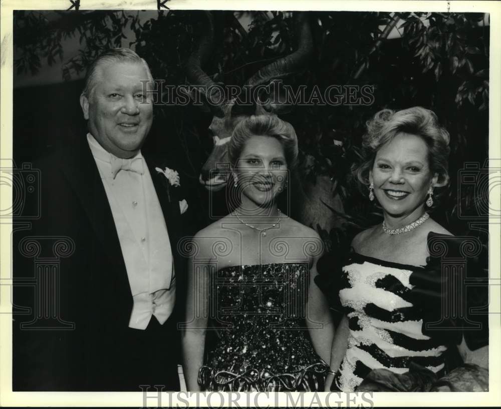 1988 Belton K. Johnson, Cecelia Lewis Johnson, Patricia Zoch Johnson-Historic Images
