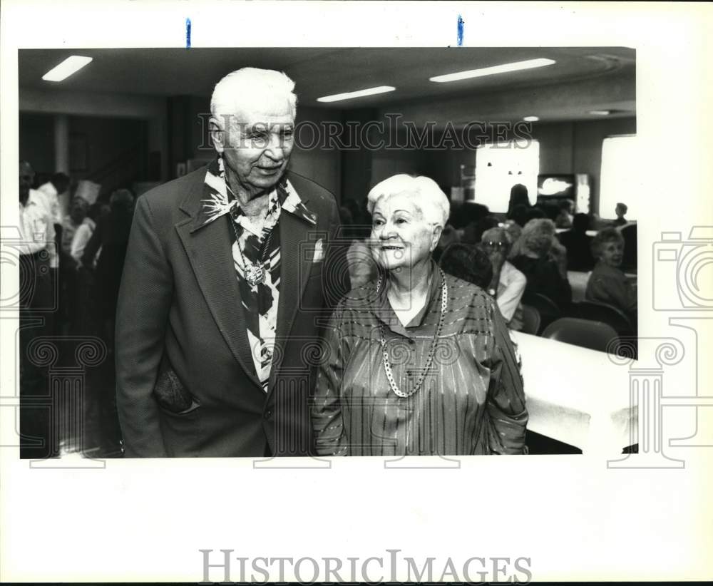 1991 Rudy &amp; Frieda Kahanek, charter members of Railroad employees-Historic Images