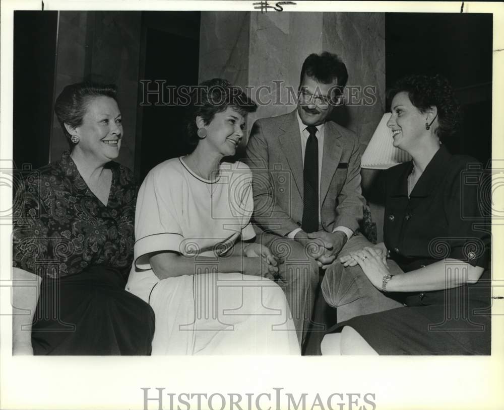 1989 Catholic Family &amp; Children services benefit luncheon organizers-Historic Images