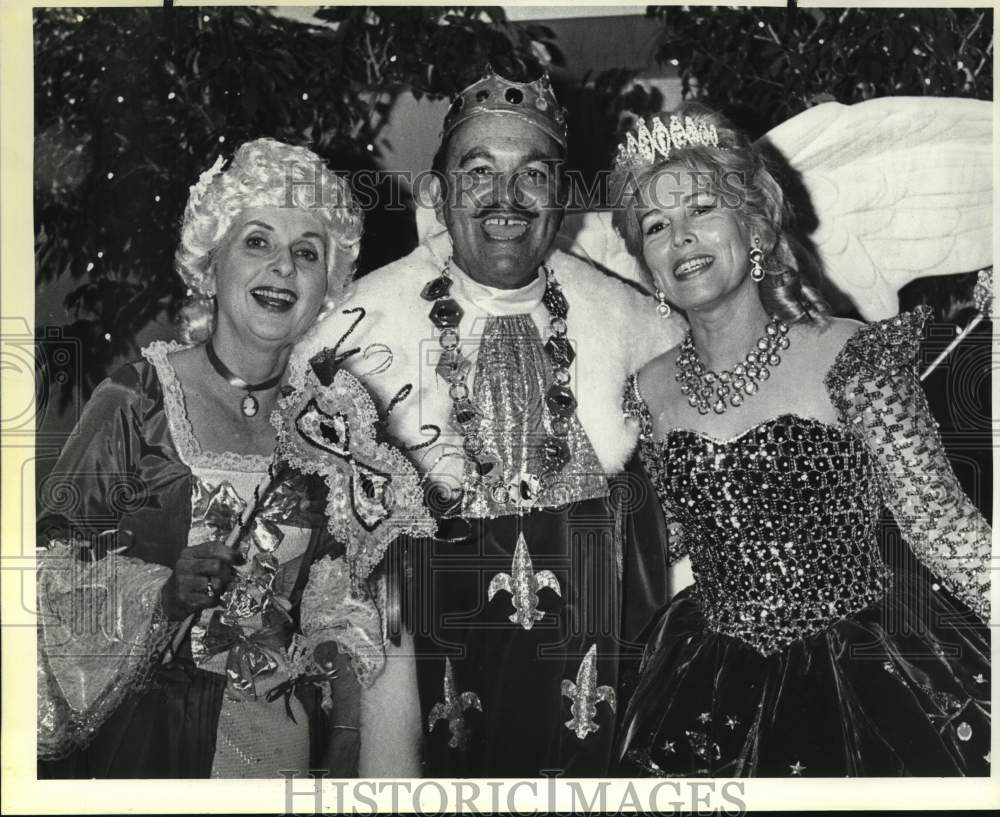 Attendees At Opera&#39;s Guild Masked Ball, Hyatt Hotel, San Antonio-Historic Images