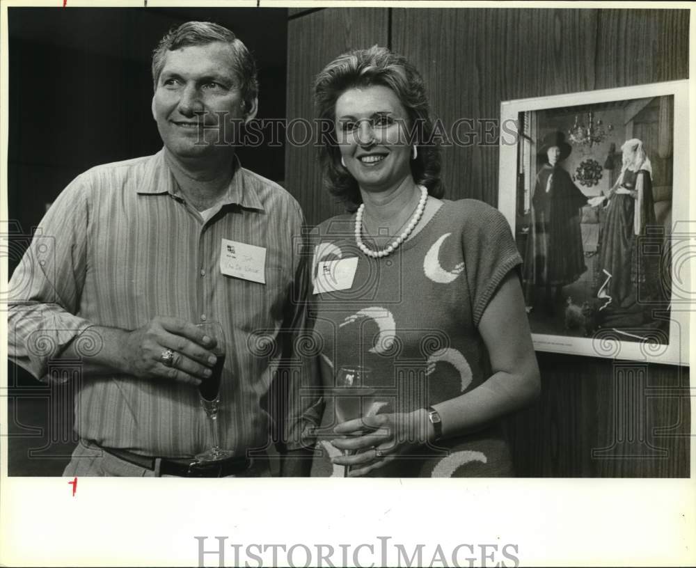 1986 Opening of Belgian Art Show at UTHSC auditorium, Texas-Historic Images