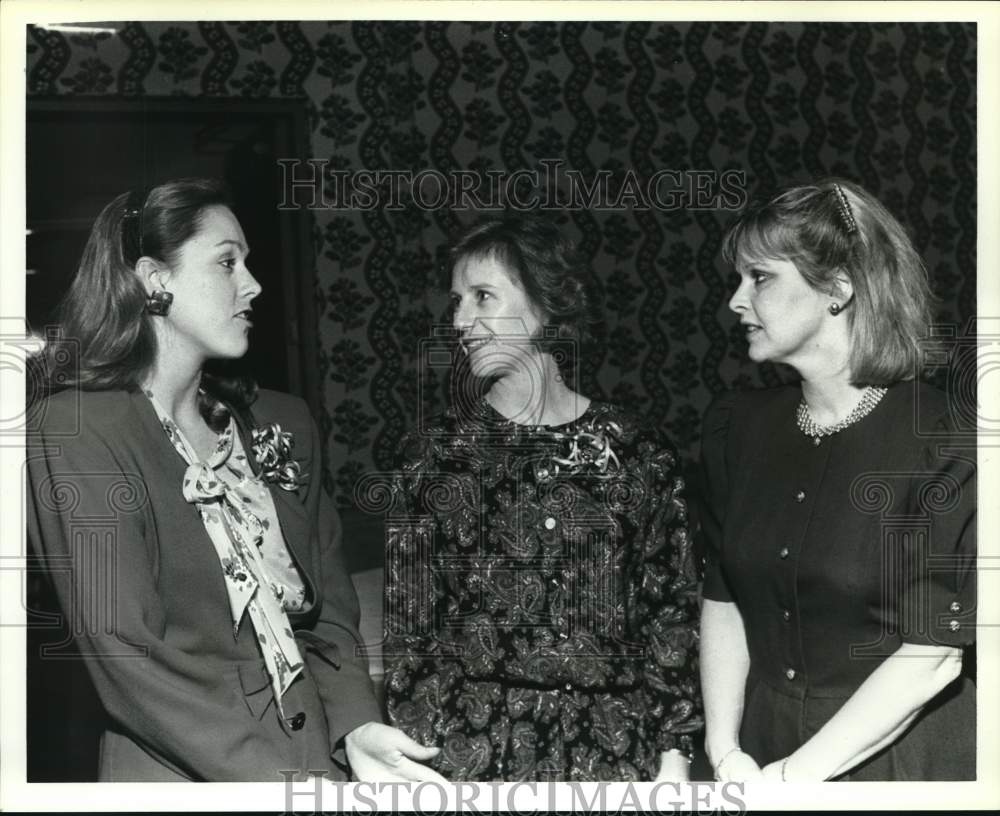 1990 New Members Honored At Junior League Reception, Bright Shawl-Historic Images