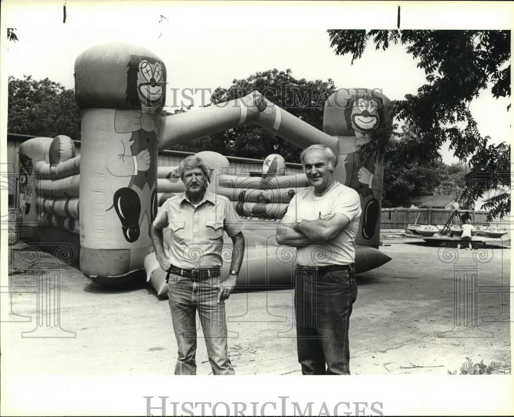 1988 Ellis Tyson and Mike Yelland of Pleasure & Leisure Industries-Historic Images