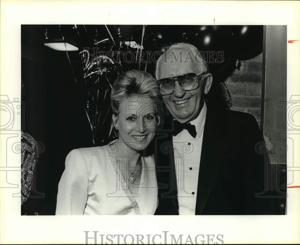 1986 Kay Walker and Tom Turner at Junior Forum Gala, Texas-Historic Images