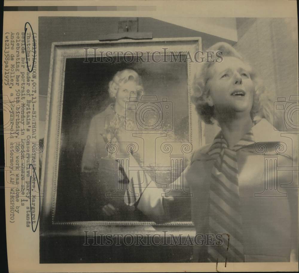 1979 Margaret Thatcher, Britain's Conserv. party leader & portrait-Historic Images