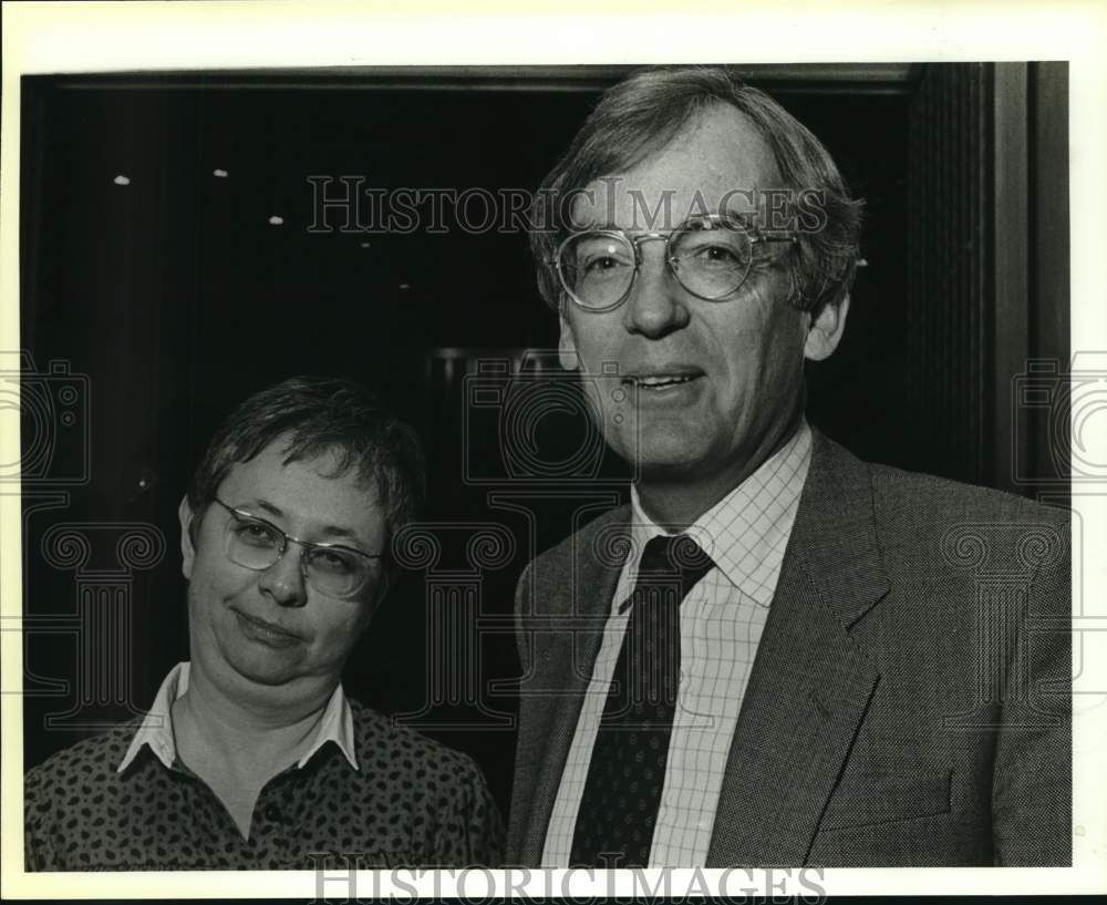 1988 Carolyn Valone, John Walsh At Post-Symposium Reception-Historic Images