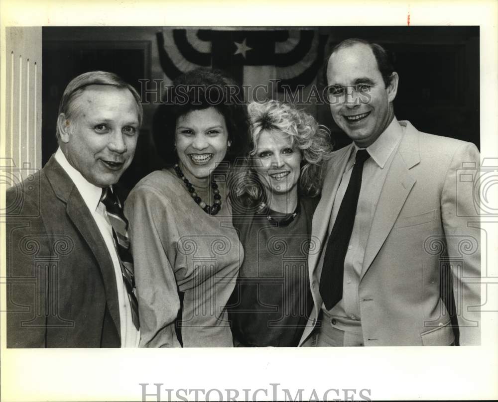 1986 Winkenhowers &amp; Johnsons at San Antonio Symphony reception-Historic Images