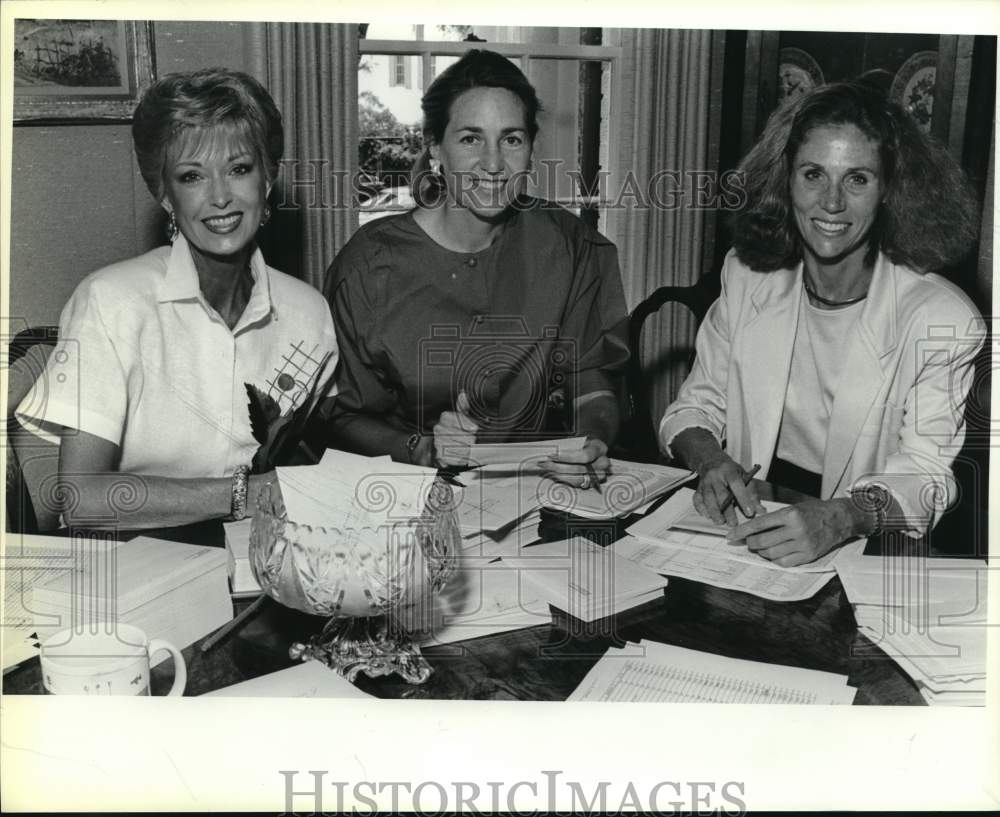 1989 Grand Prix Gala invitation committee members, Texas-Historic Images