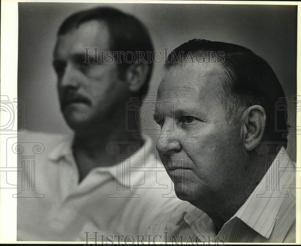 1987 Bruce Jones Sr., father of lung-heart transplant patient, Texas-Historic Images