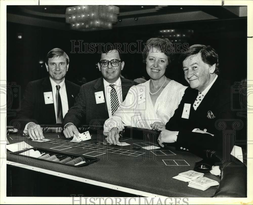 1988 March of Dimes benefit &quot;Monte Carlo Night,&quot; Texas-Historic Images