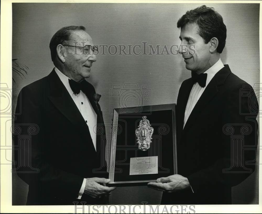 1985 Morris Beldon receives Israel Tribute Award, Texas-Historic Images