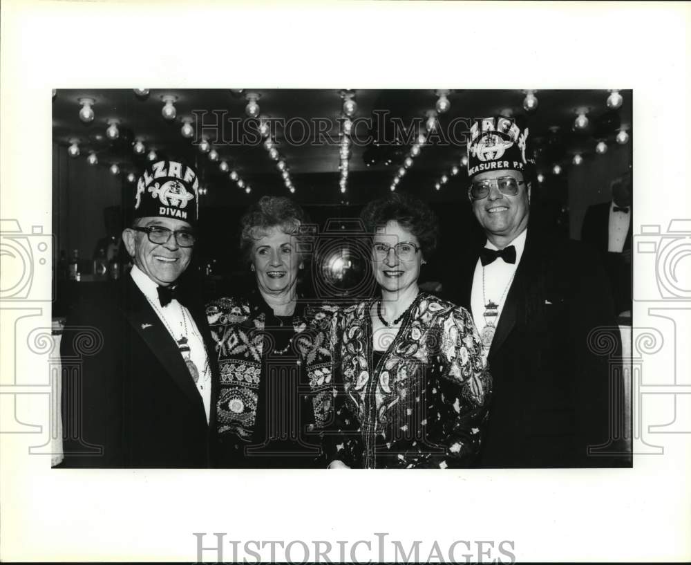 1992 Ed &amp; Margaret Vest, Charlene &amp; Terry McGuire, Potentates Ball-Historic Images