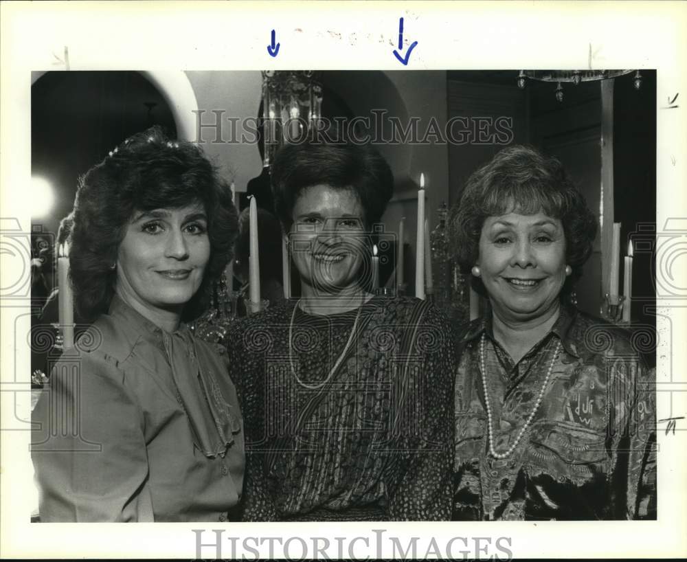 1986 Tertia Emerson, Emily Thuss &amp; Frances Gifford at Monte Vista-Historic Images