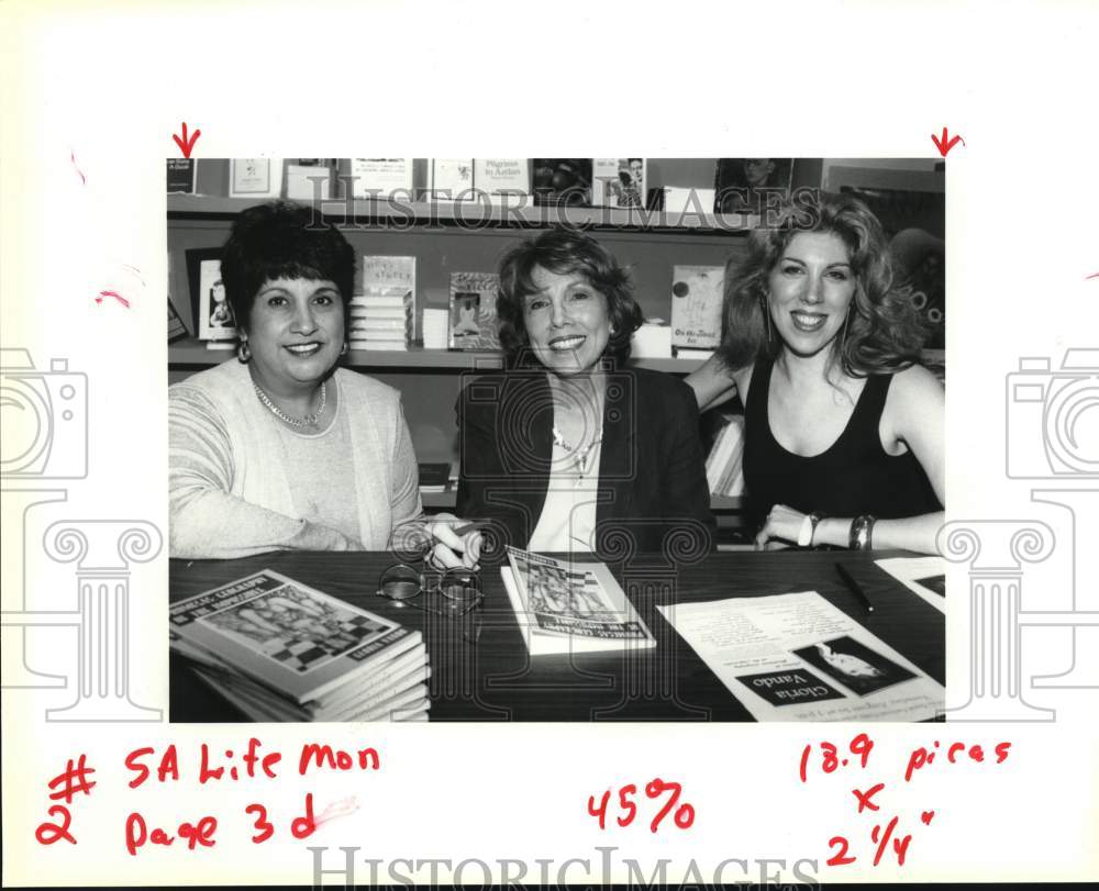 1996 Yolanda Duarte-White, Gloria Vando, Lorca Peress, Poetry Event-Historic Images
