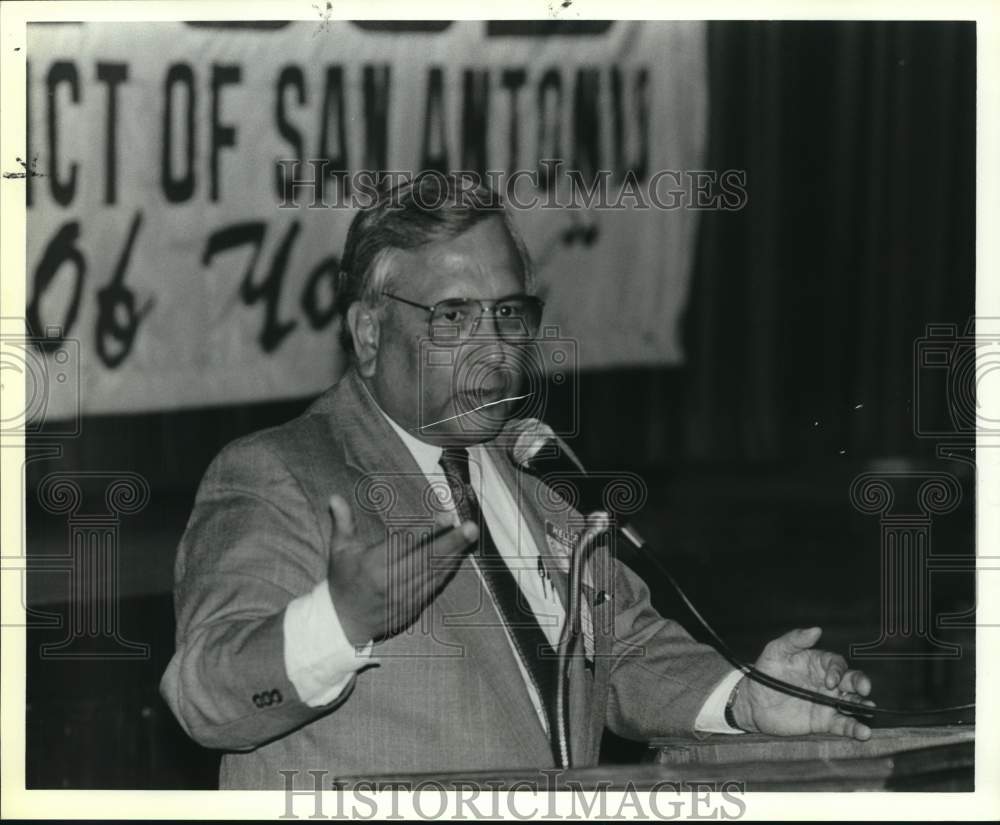 1989 Superintendent James Vasquez Speaks, Summit On Drugs &amp; Alcohol-Historic Images