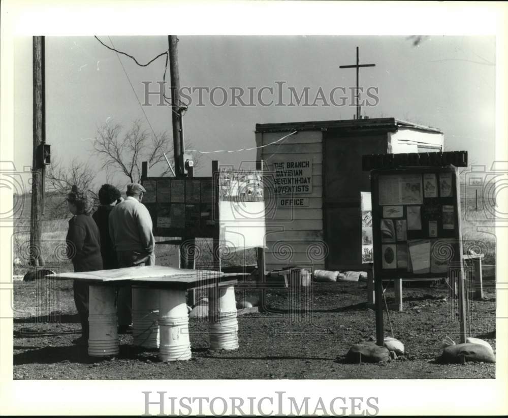Former site of Branch Davidian compound outside Waco, Texas-Historic Images