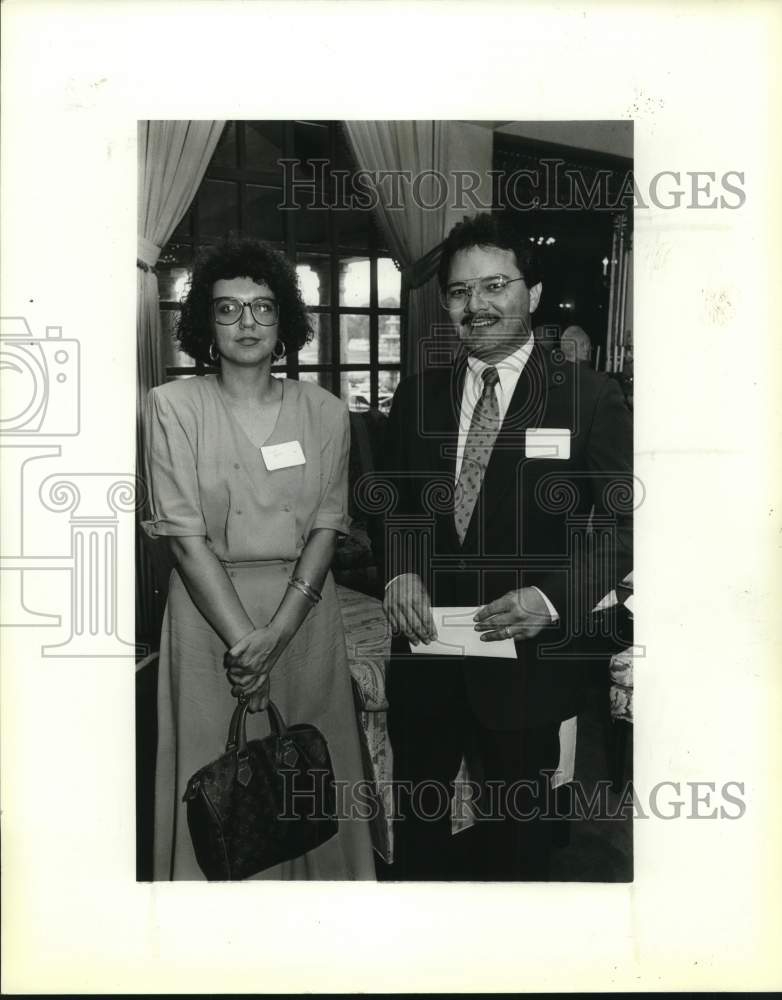 1987 Nina Garcia &amp; Ernest Traviejo at Dominion Symphony Benefit-Historic Images