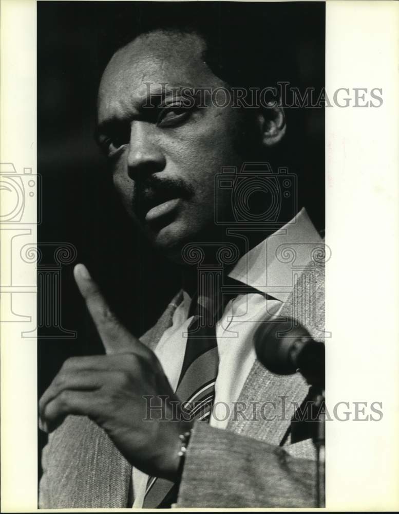 1984 Jesse Jackson urges voters to go to the polls, Texas-Historic Images