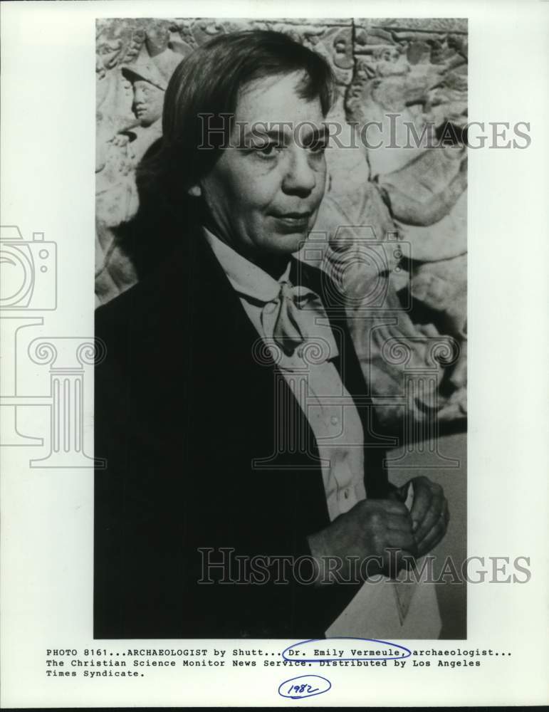 1982 Archaeologist Dr. Emily Vermeule.-Historic Images