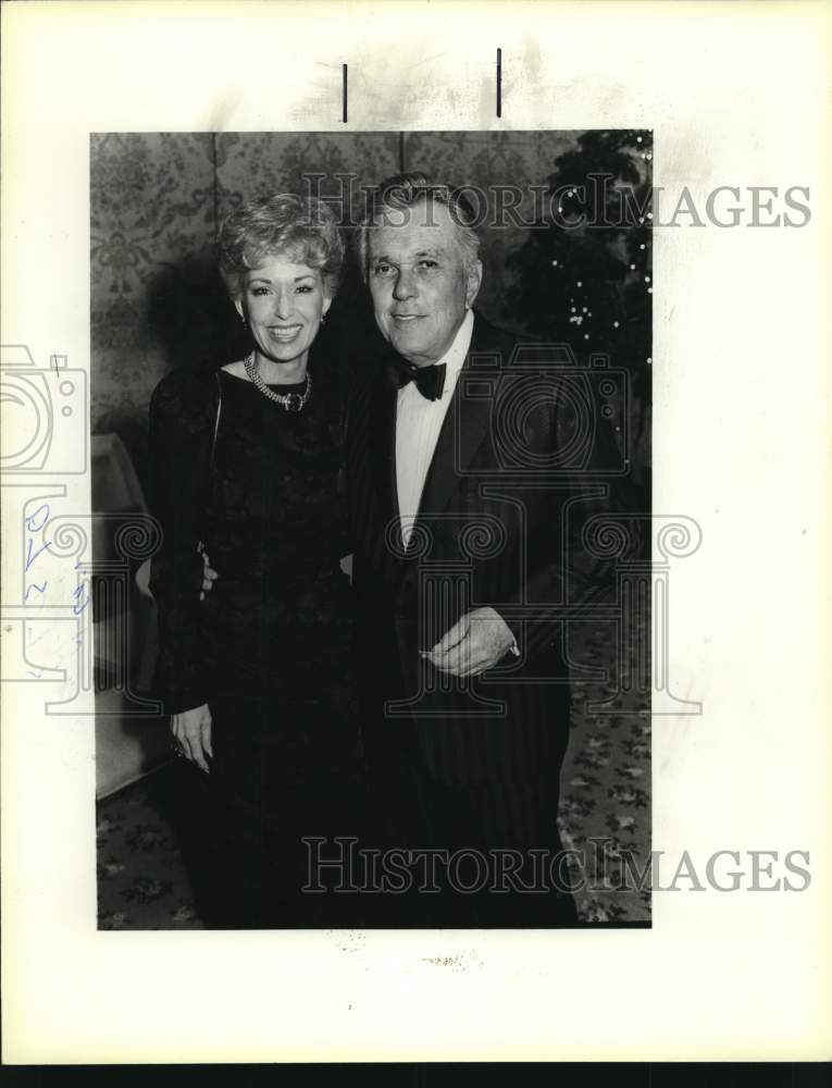 1987 Lisa &amp; Morris Jaffe at Four Seasons Nicolas Dinner, San Antonio-Historic Images