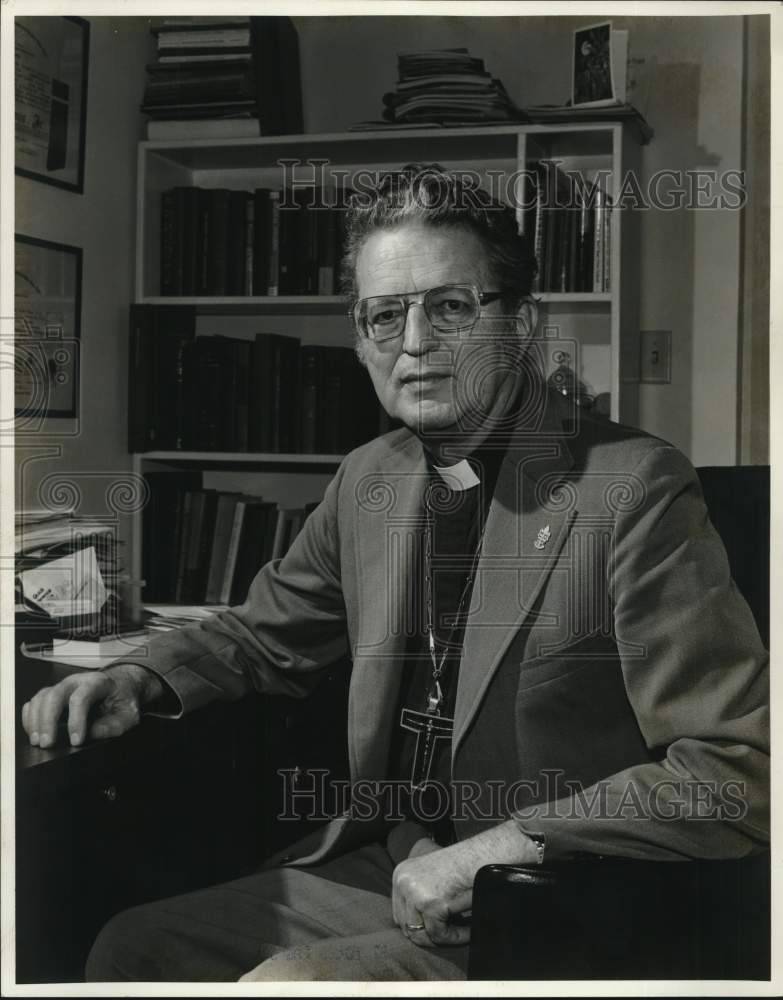 1977 Reverend Christopher Jones, Jr. of St. Luke's Episcopal Church-Historic Images