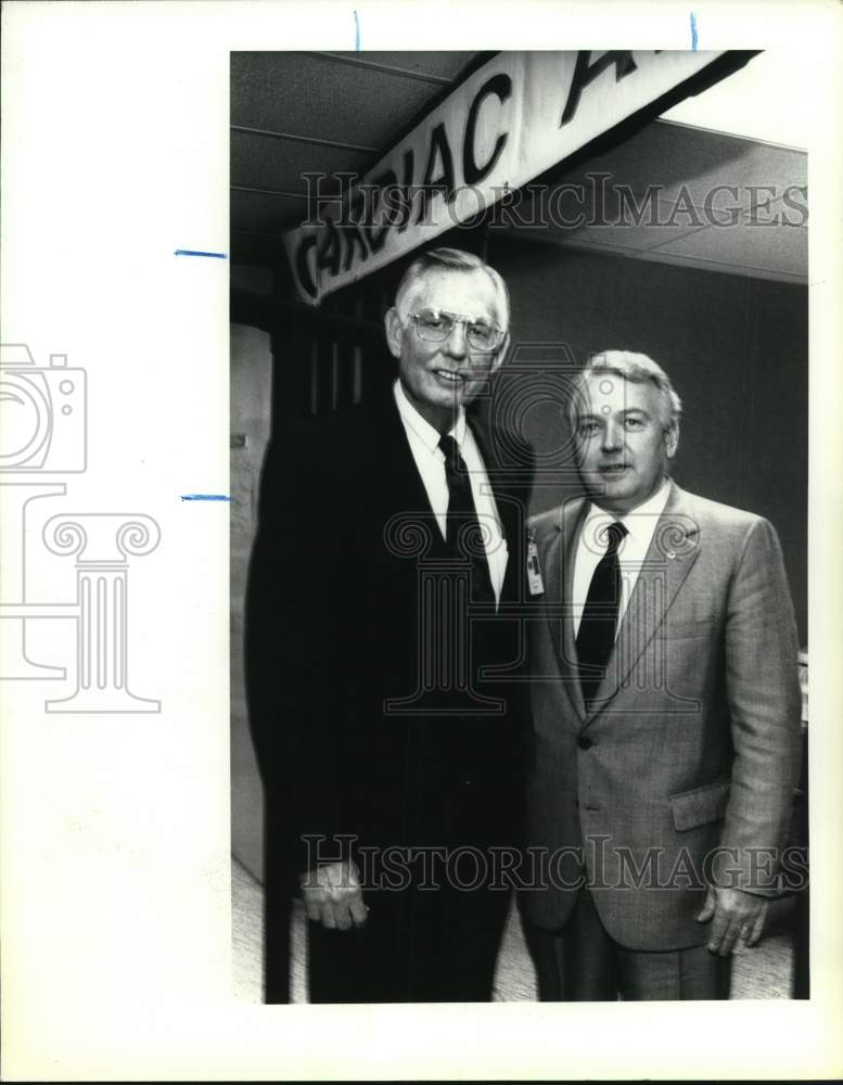 1991 Ken Trapp and Callie Smith attend Cardiac Arrest fundraiser.-Historic Images