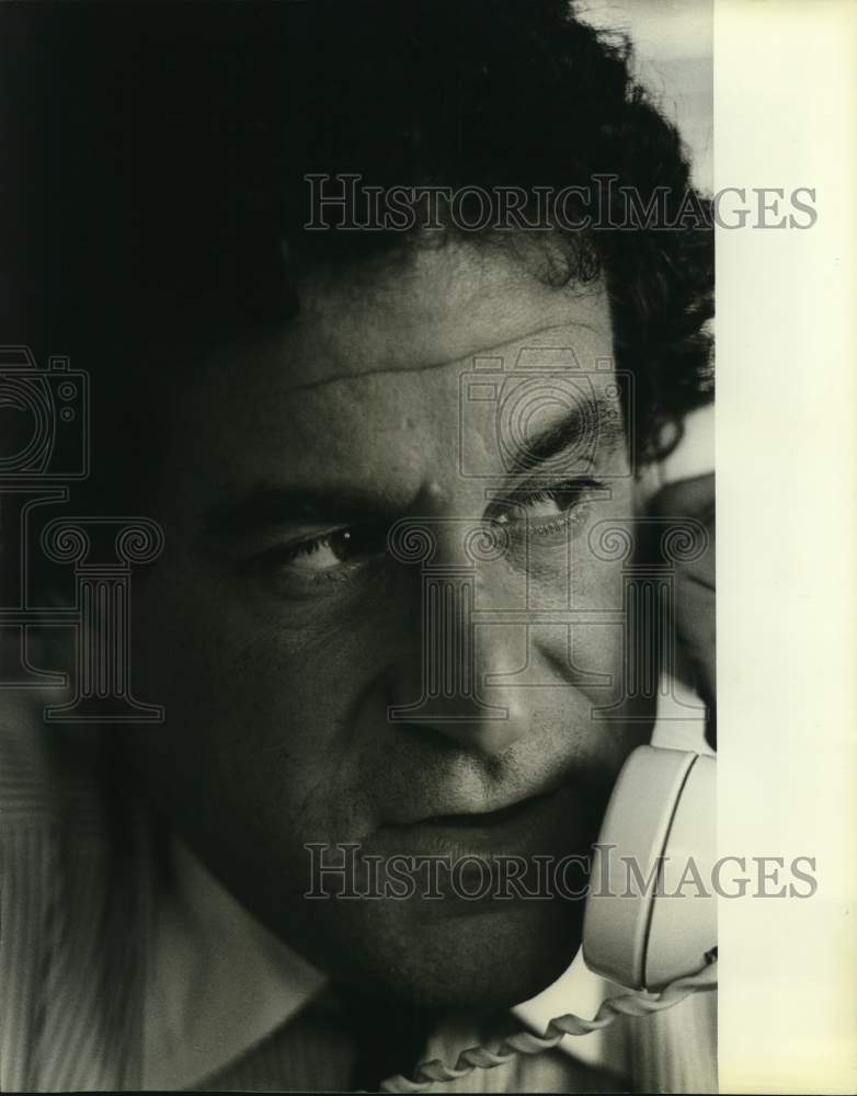 1981 Gerald Goldstein talking on the phone-Historic Images