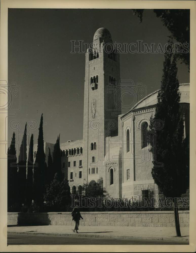 Man Walks In Old City Jerusalem, Israel-Historic Images