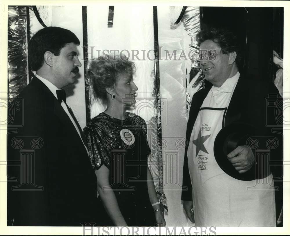 1989 Bob Turner with designers attend March of Dimes Gourmet Gala.-Historic Images
