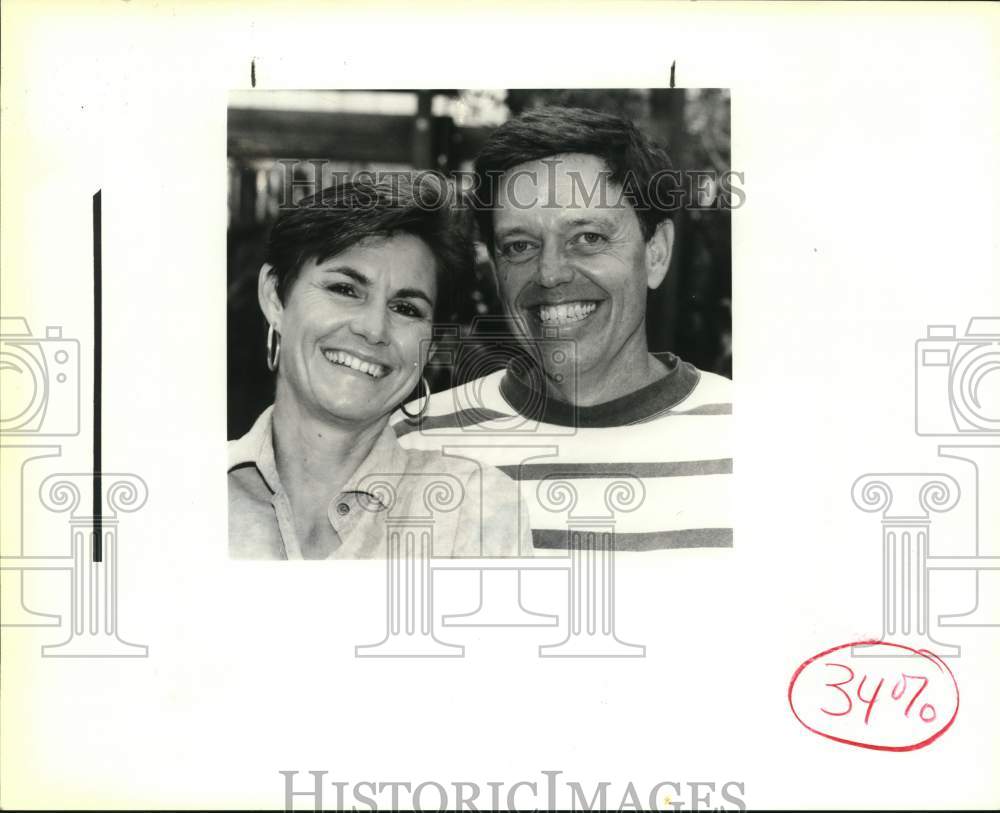 1992 Roberta Churchin & Bob Webster, business owners-Historic Images