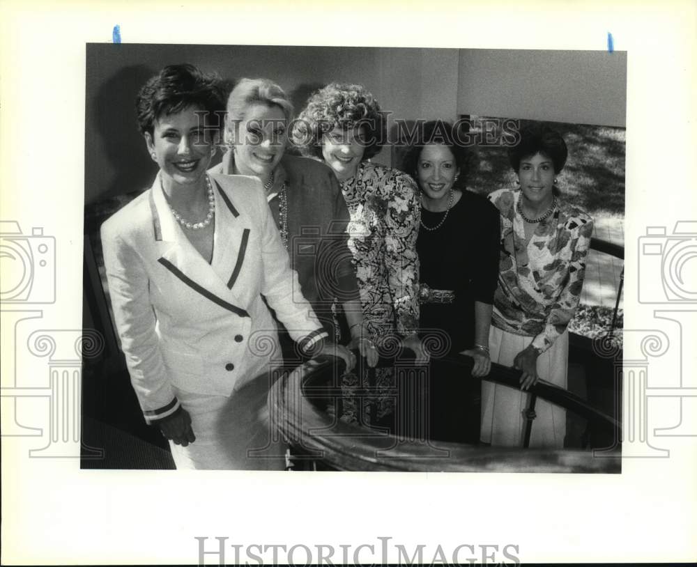 Janice Hanor with San Antonio Country Club Charity Ball members-Historic Images