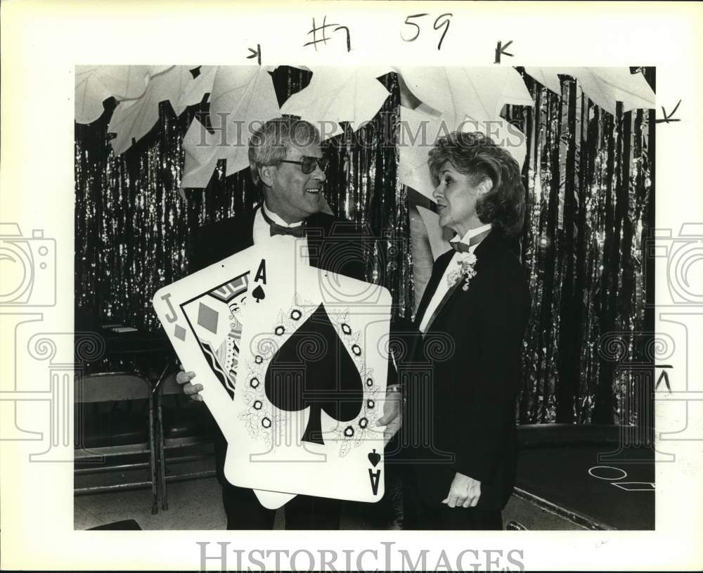 1987 David Distelhorst, Janie Grimmitt at Villita&#39;s Las Vegas Night-Historic Images