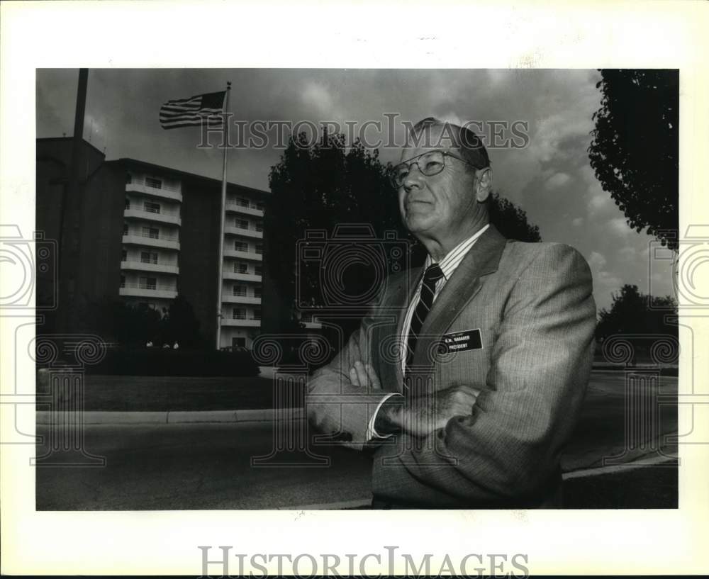 1993 Retired U.S. Air Force Colonel Richard Hagauer, Texas-Historic Images