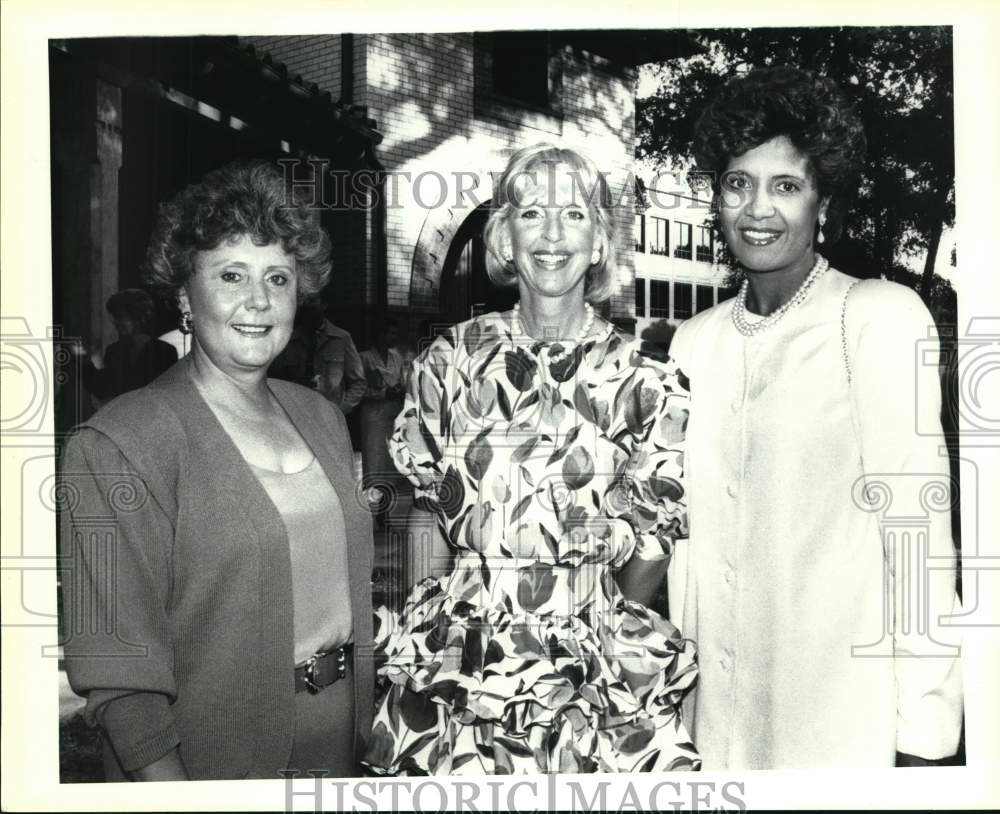 1990 Bonnie Harkrader with officials attend Nurses Week at Witte-Historic Images