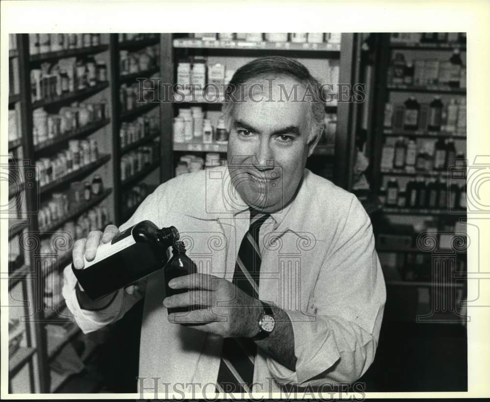 1990 Ben Weissman, owner of Lee's Pharmacy in Houston, Texas-Historic Images