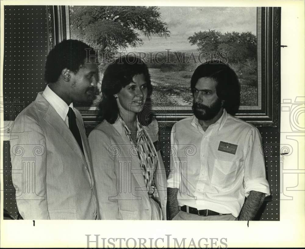 1985 Reception at Texas Trails Gallery for Robert Harrison, Texas-Historic Images