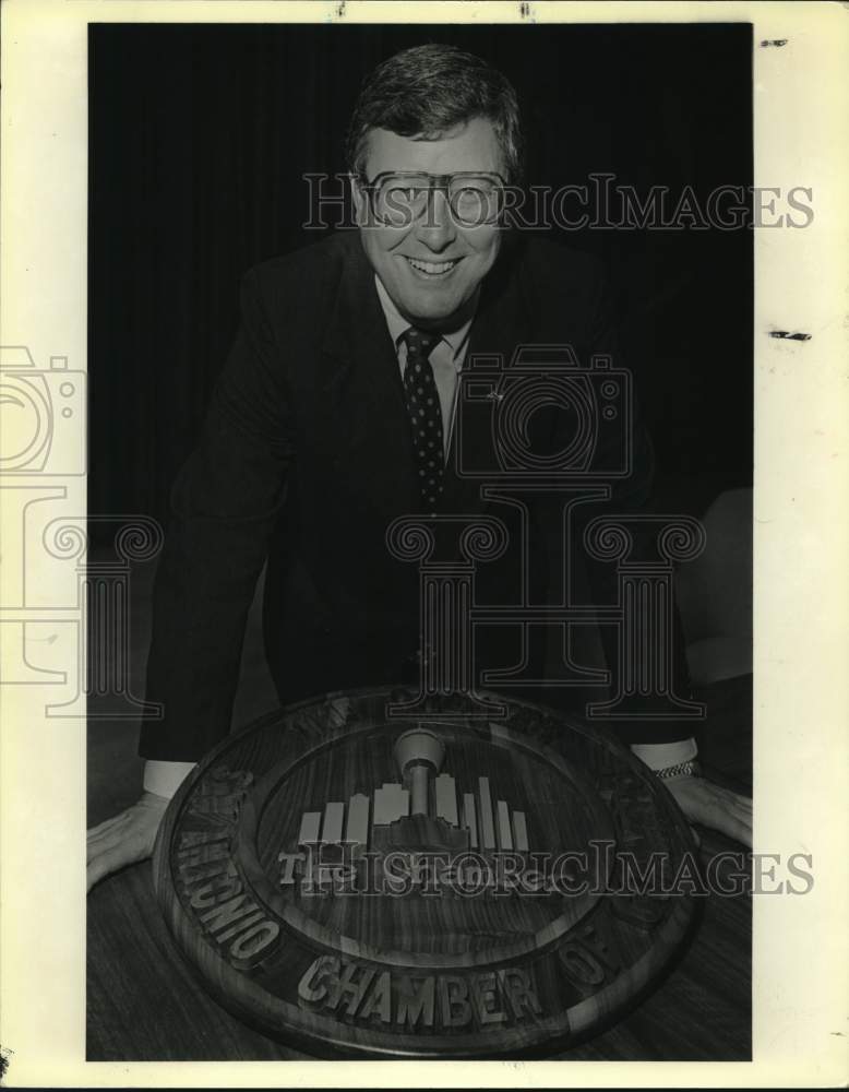 1989 Dr. William Thornton, chairman of the Greater Chamber-Historic Images