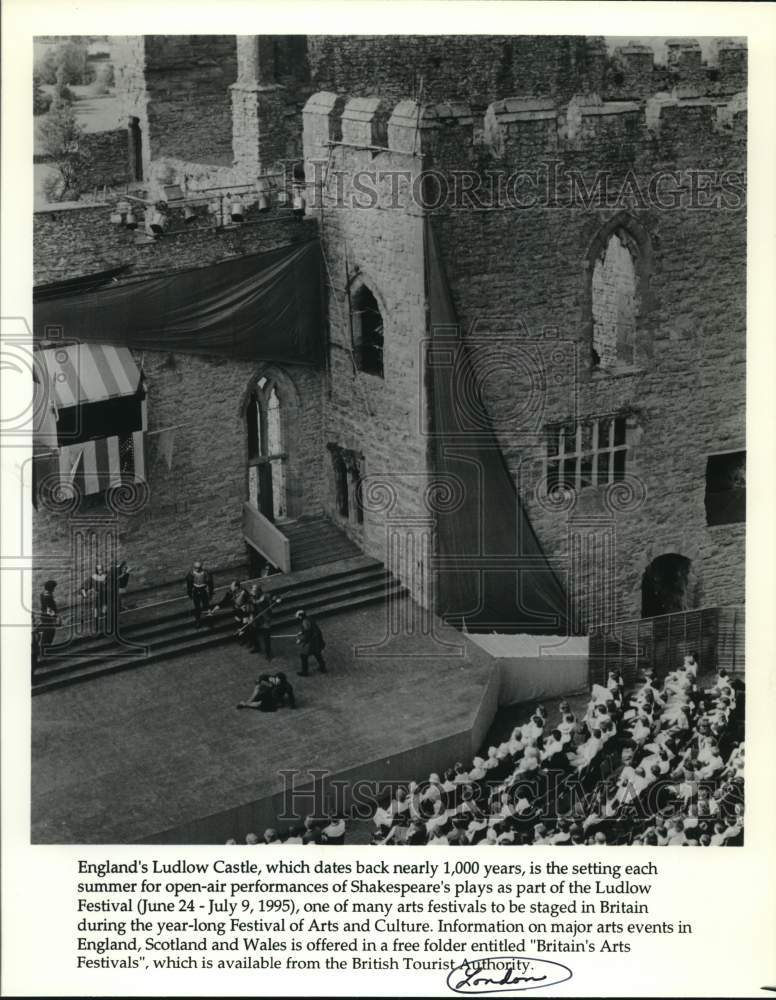 1995 London-England's Ludlow Castle is setting for Ludlow Festival.-Historic Images