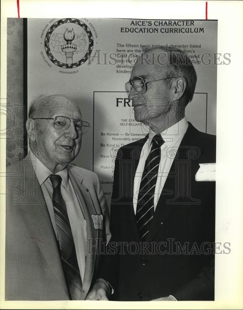 1985 Ray Erlandson Sr. &amp; Roger C. Hill Sr.- San Antonio Club Award-Historic Images