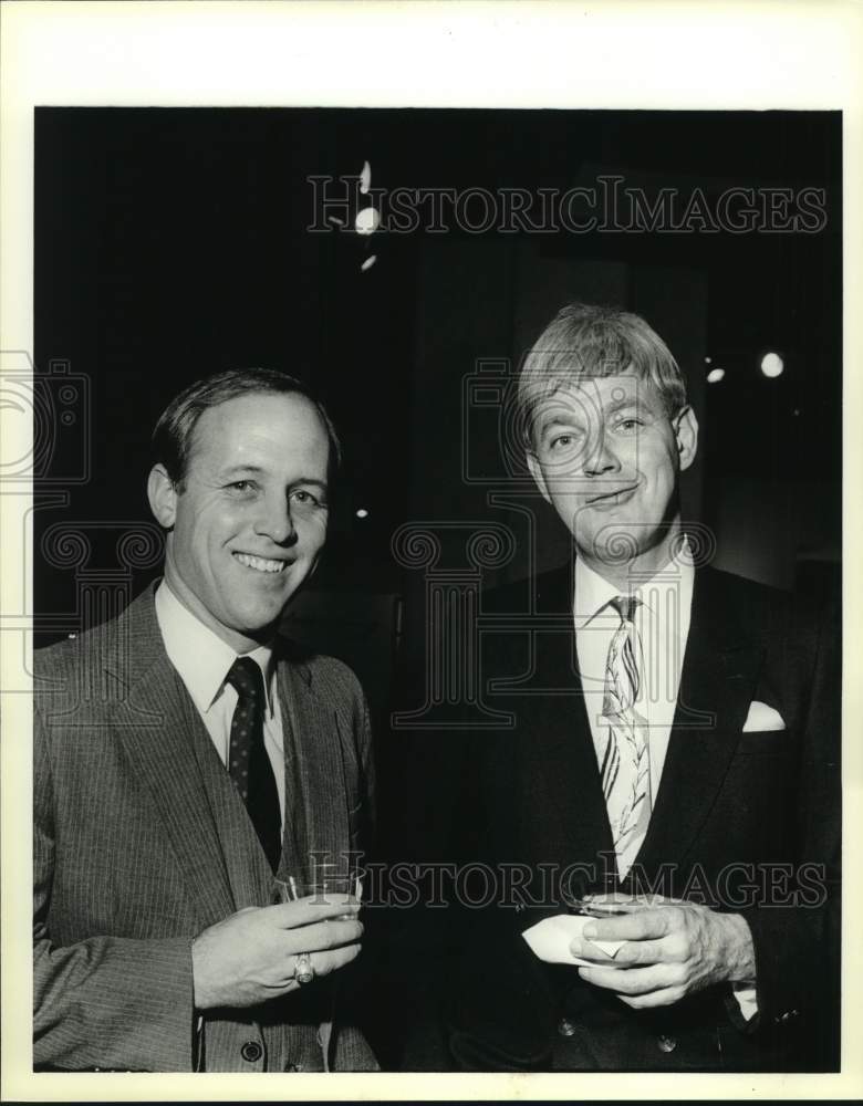 1989 Randy Pipes and John Hoemann at St. Mary&#39;s Distinguished Almnus-Historic Images